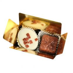 Podziękowania dla gości komunijnych od chłopca z Twoim imieniem Mini Ballotin White no.1 - MountBlanc - 3