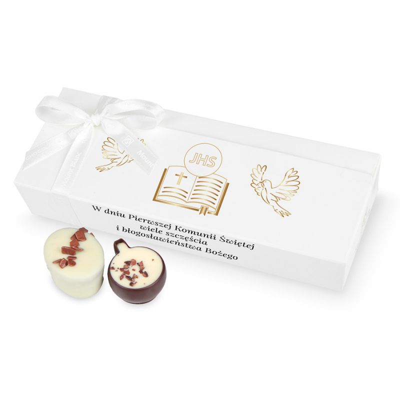 Prezent na komunię Mini Ballotin White no.5 - MountBlanc - 1