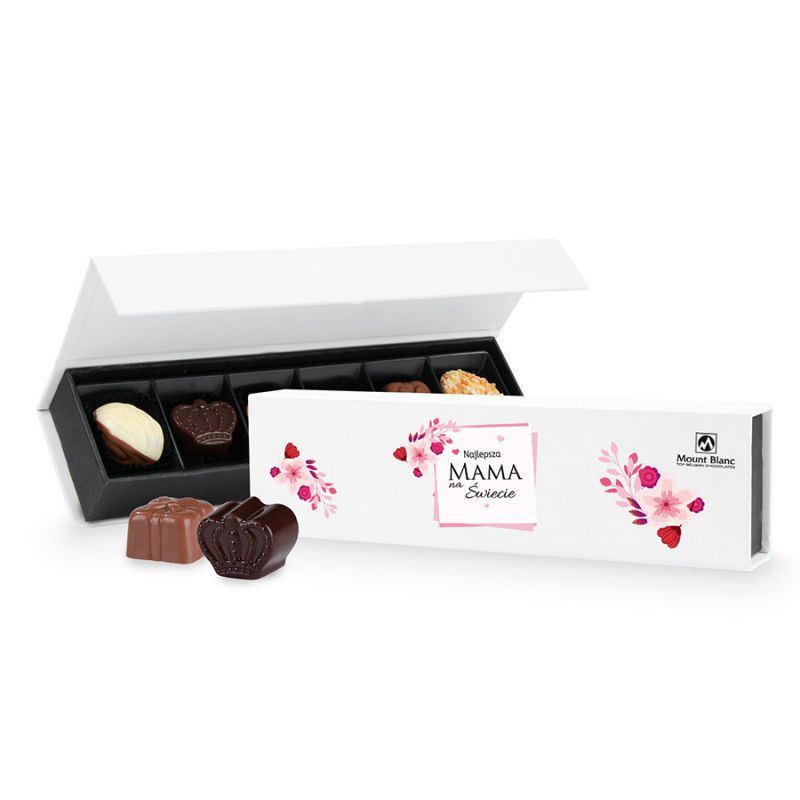 Czekoladki dla mamy Chocolate Box Long Najlepsza Mama na świecie - MountBlanc - 1