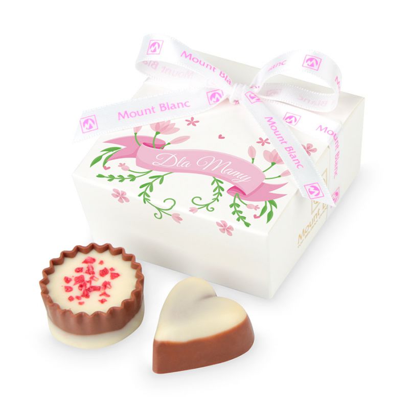 Czekoladki dla Mamy Mini Ballotin White no.2 - MountBlanc - 1
