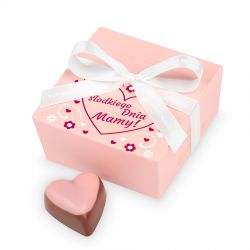Czekoladki na Dzień Matki Mini Ballotin Pink no.2 - MountBlanc - 1