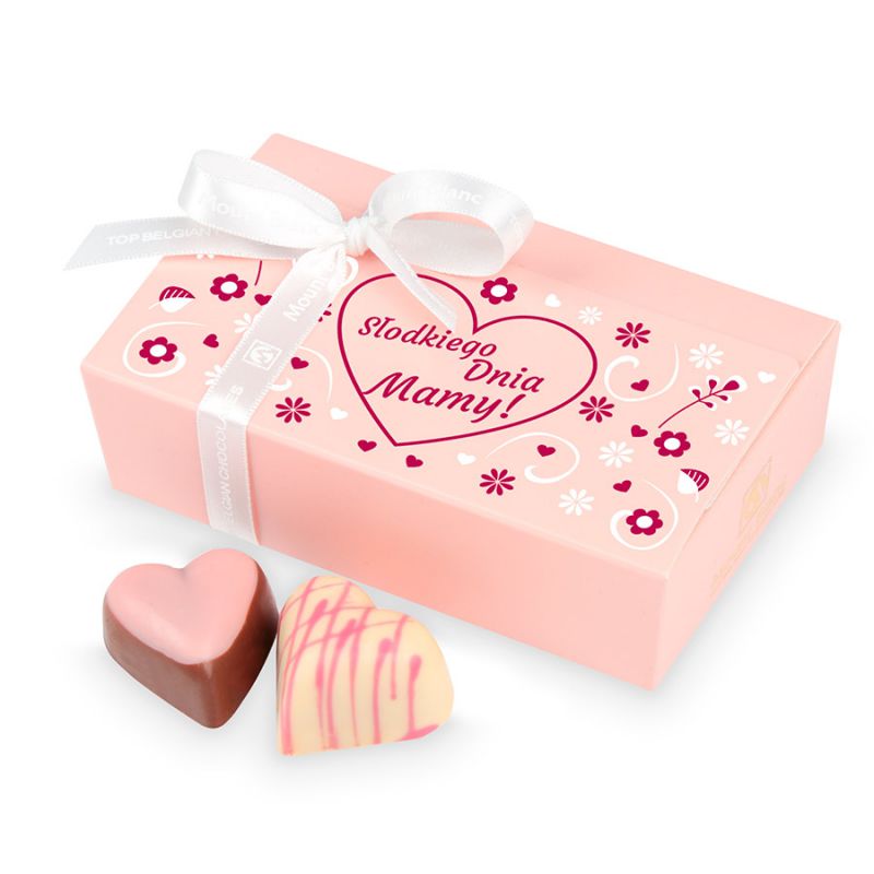 Czekoladki Mini Ballotin Pink no.3 Słodkiego Dnia Mamy - MountBlanc - 1