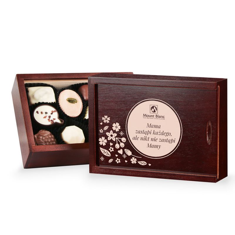 Czekoladki na Dzień Matki Smooth Dark Nikt nie zastąpi mamy - MountBlanc - 1