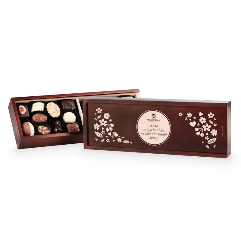 Czekoladki na Dzień Matki Smooth Duo Dark Nikt nie zastąpi mamy - MountBlanc - 1