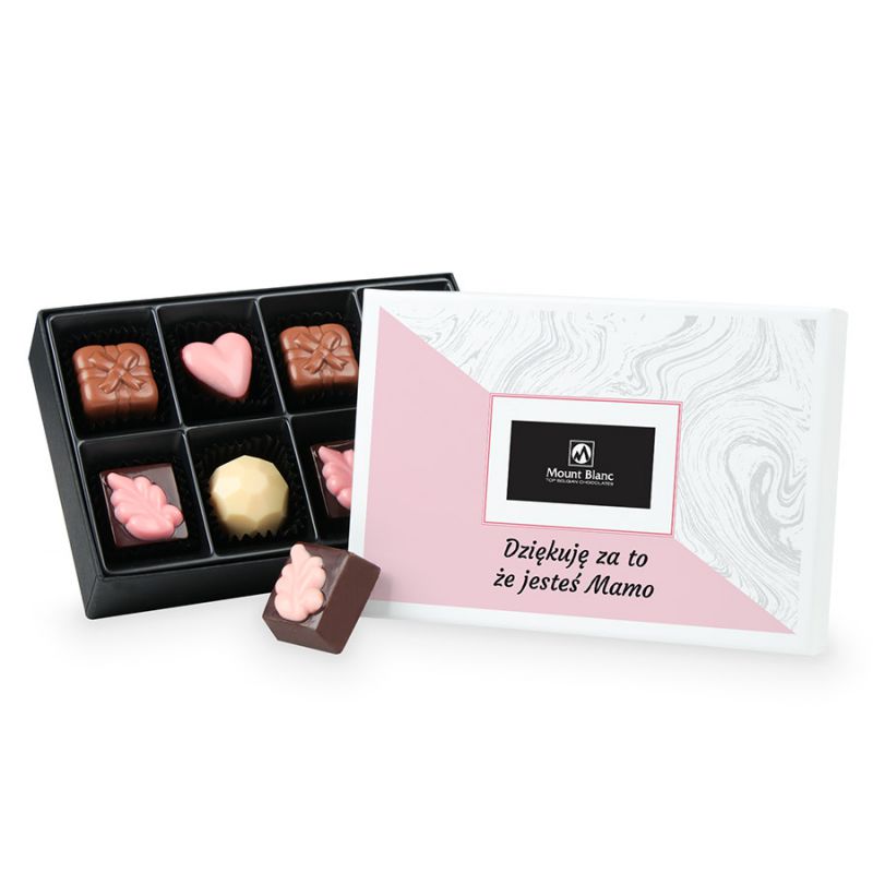 Czekoladki Premium White Mini Dziękuję za to, że jesteś Mamo - MountBlanc - 1