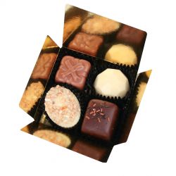 Czekoladki na Dzień Matki Mini Ballotin Pink no.2 z Twoimi życzeniami - MountBlanc - 3