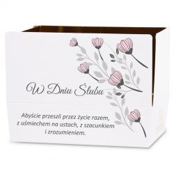 Czekoladki na prezent dla Nowożeńców Mini Ballotin White no.3 - MountBlanc - 2