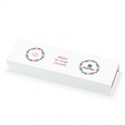 Czekoladki ślubne Chocolate Box Long Mini z Twoimi życzeniami - MountBlanc - 2