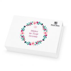 Prezent dla Nowożeńców Chocolate Box White Mini z Twoimi życzeniami - MountBlanc - 2