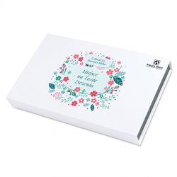 Bombonierka na rocznicę ślubu Chocolate Box White z Twoimi życzeniami - MountBlanc - 2