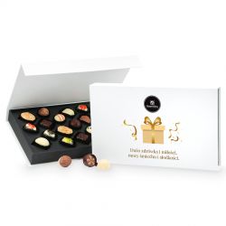 Prezent na urodziny Chocolate Box White z Twoimi życzeniami - MountBlanc - 1