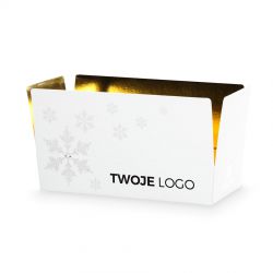 Czekoladowy prezent mikołajkowy Mini Ballotin White Snowflakes no.4 z logo firmy - MountBlanc - 2