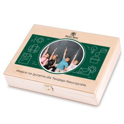 Czekoladki dla nauczyciela Decor Duo Light ze zdjęciem i życzeniami od klasy - MountBlanc - 2