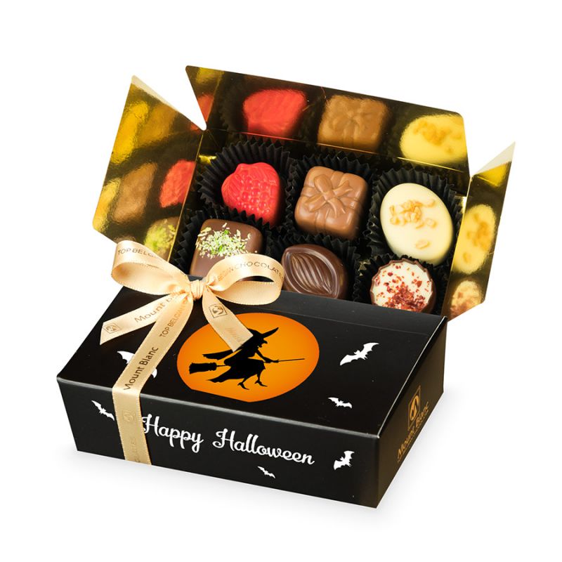 Czekoladki Mini Ballotin Black no.3 Happy Halloween - MountBlanc - 1 Czekoladki Mini Ballotin Black no.3 Happy Halloween - MountBlanc - 1