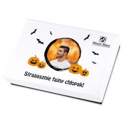 Czekoladki Premium White Mini z Twoim zdjęciem Straaasznie fajny chłopak - MountBlanc - 2