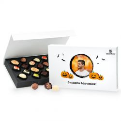 Praliny na Halloween Chocolate Box z Twoim zdjęciem Straaasznie fajny chłopak - MountBlanc - 1