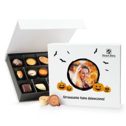 Słodki upominek na Halloween Chocolate Box Medium Straaasznie fajna dziewczyna z Twoim zdjęciem - MountBlanc - 1