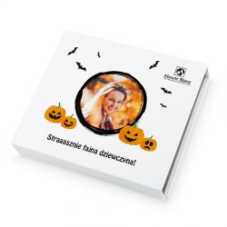 Słodki upominek na Halloween Chocolate Box Medium Straaasznie fajna dziewczyna z Twoim zdjęciem - MountBlanc - 2