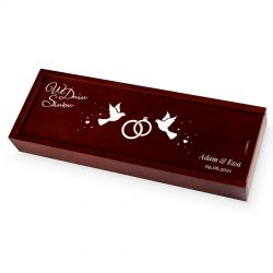 Prezent na ślub Smooth Duo Dark z imionami Państwa Młodych - MountBlanc - 2