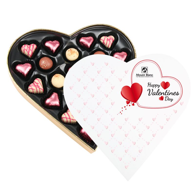 Serce na Walentynki Sweet Heart White Maxi Happy Valentines Day - MountBlanc - 1