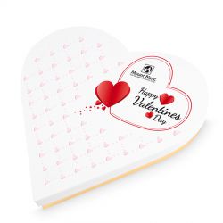 Serce na Walentynki Sweet Heart White Maxi Happy Valentines Day - MountBlanc - 2