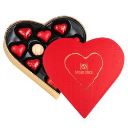 Czekoladki na prezent w kształcie serca Sweet Heart Red Mini - MountBlanc - 1