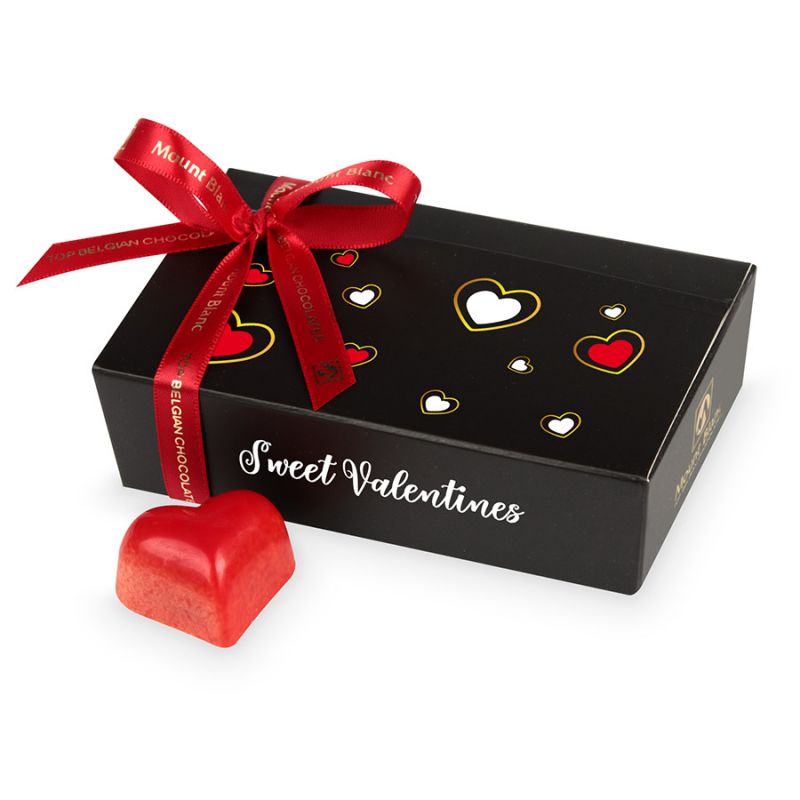 Czekoladki na Walentynki Mini Ballotin Black no.3 Sweet Valentines - MountBlanc - 1