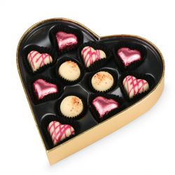 Czekoladki dla zakochanych Sweet Heart White Mini z Twoim zdjęciem