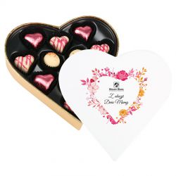 Czekoladki serduszka Sweet Heart White Mini Z okazji Dnia Mamy - MountBlanc - 1