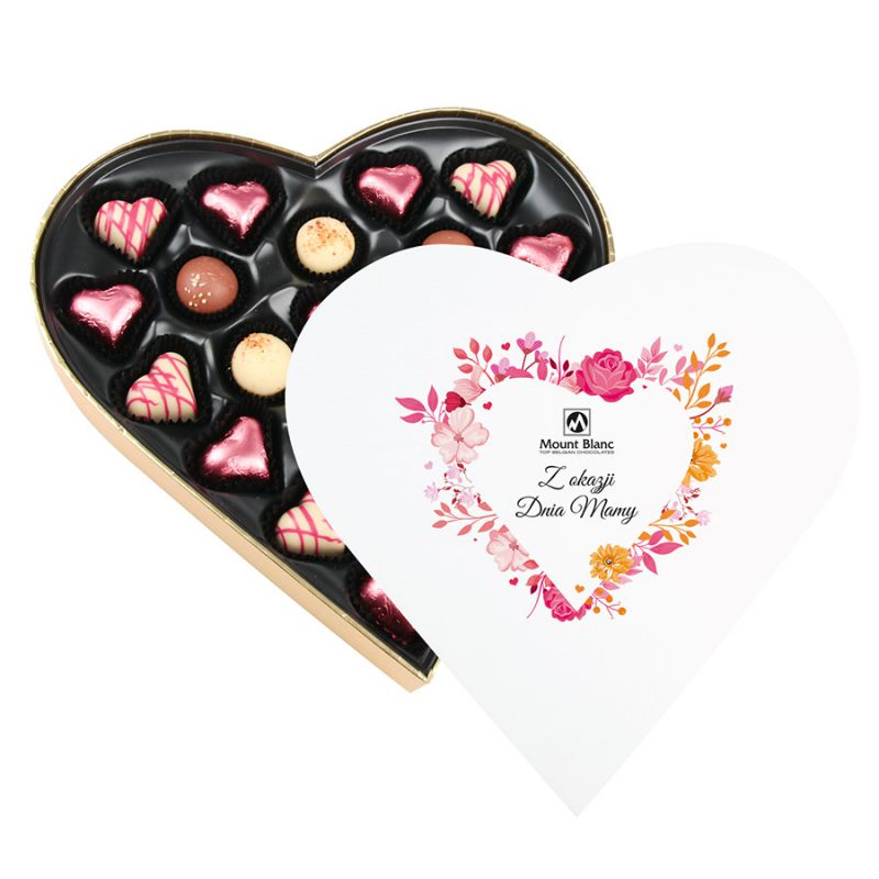 Czekoladki Sweet Heart White Maxi Z okazji Dnia Mamy - MountBlanc - 1