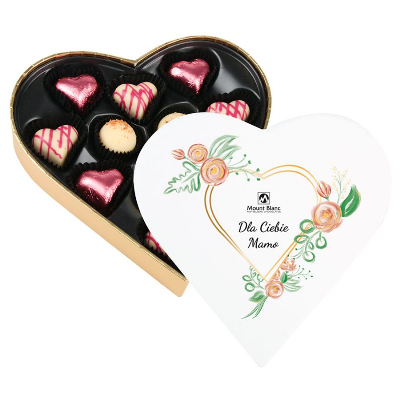 Czekoladki Sweet Heart White Mini Dla Ciebie Mamo - MountBlanc - 1 Czekoladki Sweet Heart White Mini Dla Ciebie Mamo - MountBlanc - 1
