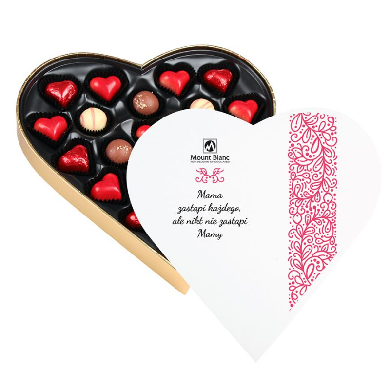 Czekoladki na Dzień Mamy Sweet Heart White Maxi - MountBlanc - 1 Czekoladki na Dzień Mamy Sweet Heart White Maxi - MountBlanc - 1