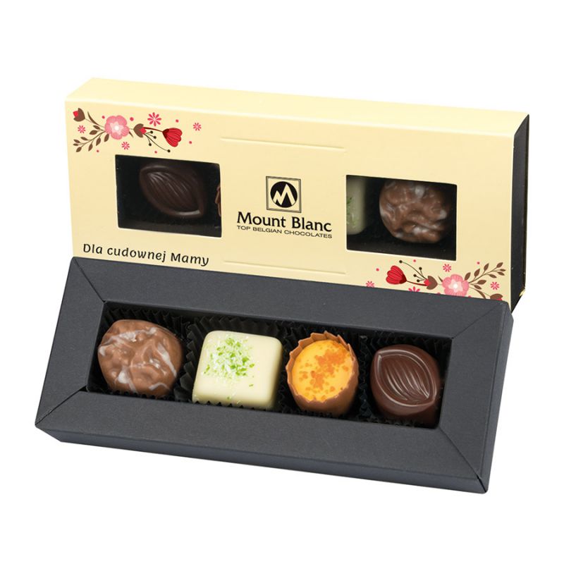 Czekoladki z okazji Dnia Matki Elegance Cream no.1 Dla cudownej Mamy - MountBlanc - 1