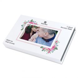 Prezent Chocolate Box White z Twoim zdjęciem i życzeniami na rocznicę ślubu - MountBlanc - 2