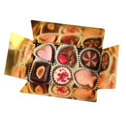 Czekoladki dla gości na chrzciny Mini Ballotin Pink no.3 z Twoim tekstem - MountBlanc - 3