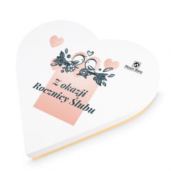 Czekoladki serduszka Sweet Heart White Maxi z okazji rocznicy ślubu - MountBlanc - 2