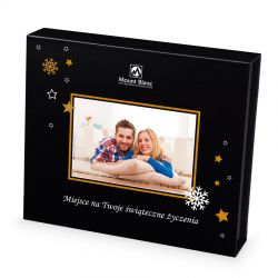 Czekoladki pod Choinkę Chocolate Box Medium Black z Twoim zdjęciem i życzeniami - MountBlanc - 2