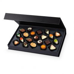 Bombonierka świąteczna Chocolate Box Black z Twoim zdjęciem i życzeniami - MountBlanc - 3