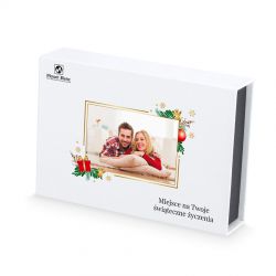 Czekoladki na prezent Chocolate Box Mini White z Twoim zdjęciem i życzeniami - MountBlanc - 2