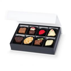 Czekoladki na prezent Chocolate Box Mini White z Twoim zdjęciem i życzeniami - MountBlanc - 3