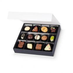 Czekoladki na Święta Chocolate Box Medium White z Twoim zdjęciem i życzeniami - MountBlanc - 3