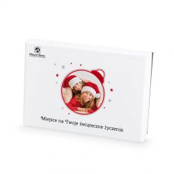 Czekoladki na Boże Narodzenie Premium White Mini z Twoim zdjęciem i życzeniami - MountBlanc - 2