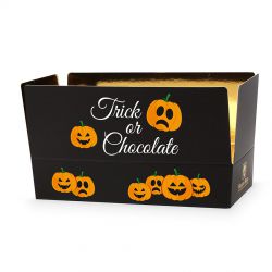 Słodki upominek na Halloween Mini Ballotin Black no.4 Trick or Chocolate - MountBlanc - 2