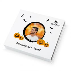 Bombonierka na Halloween Chocolate Box Medium Straaasznie fajny chłopak z Twoim zdjęciem - MountBlanc - 2