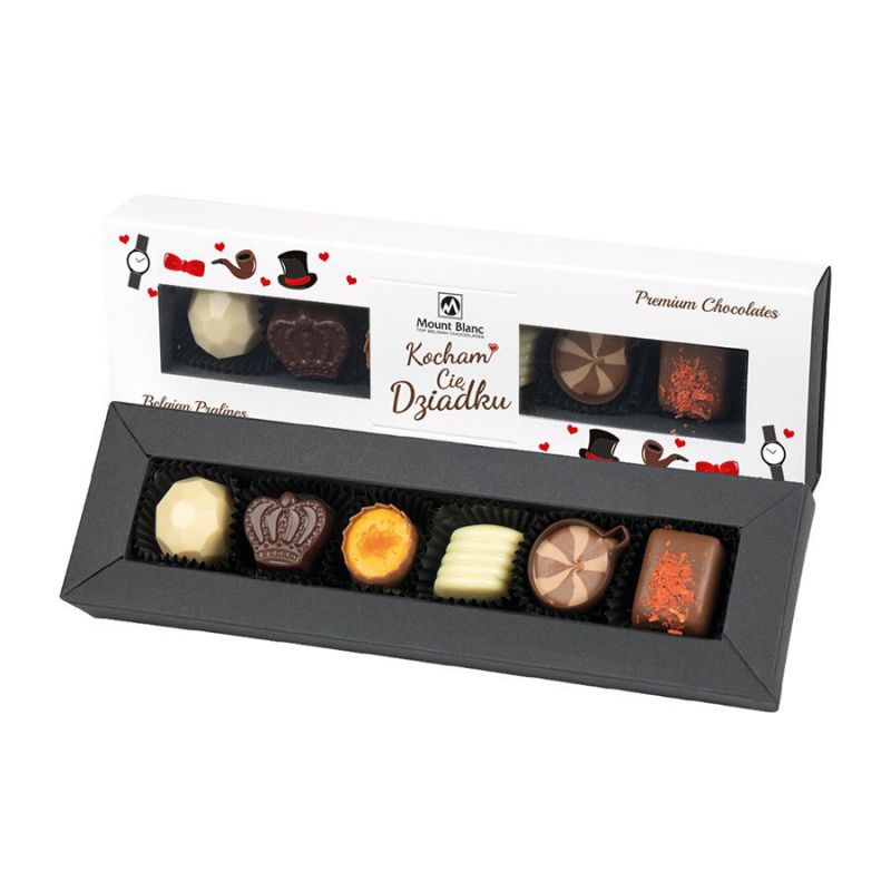 Czekoladki z okazji Dnia Dziadka Elegance Kocham Cię Dziadku no.2 - MountBlanc - 2