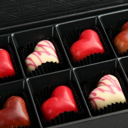 Bombonierka Chocolate Box Mini Black Kocham Cię - MountBlanc - 4