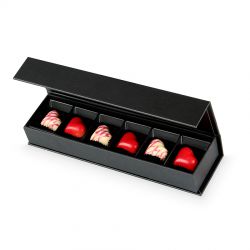 Bombonierka dla zakochanych Chocolate Box Long Black z Twoimi życzeniami - MountBlanc - 3