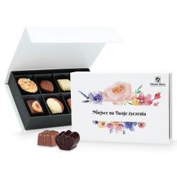 Prezent dla kobiety Chocolate Box Mini White z Twoimi życzeniami - MountBlanc - 1
