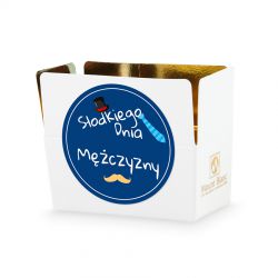 Czekoladki Mini Ballotin White no.1 Słodkiego Dnia Mężczyzny - MountBlanc - 2