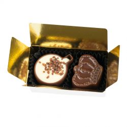 Czekoladki Mini Ballotin White no.1 Słodkiego Dnia Mężczyzny - MountBlanc - 3